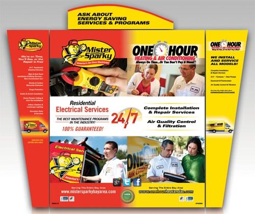 One Hour Heating & Air Print Ad